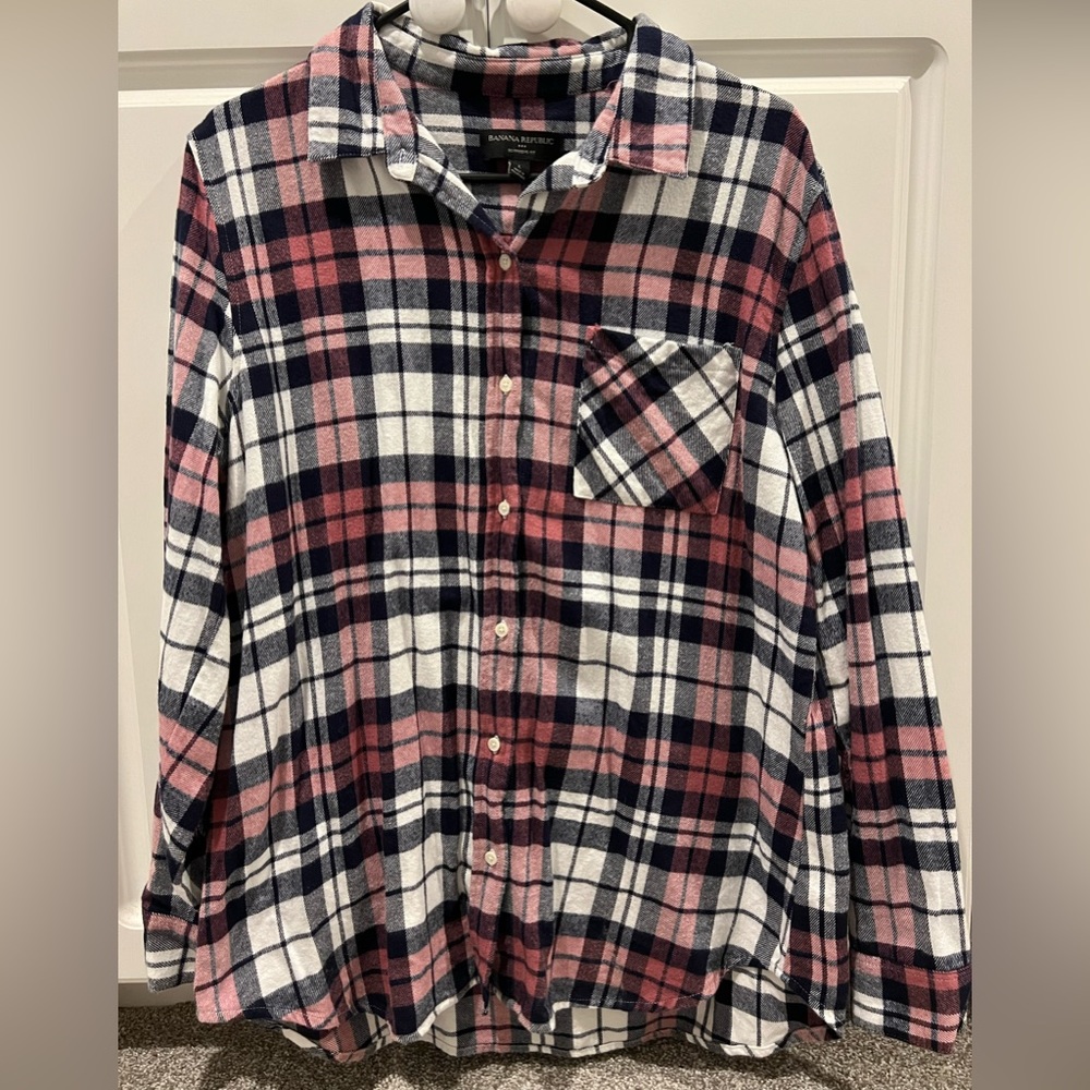 BANANA REPUBLIC Boyfriend Fit Flannel